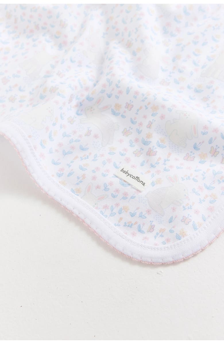 Babycottons Caramel Receiving Blanket, Alternate, color, Full-Print