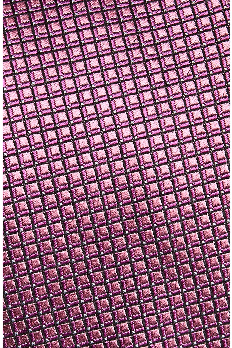 Textured Silk Tie, Alternate, color, PINK