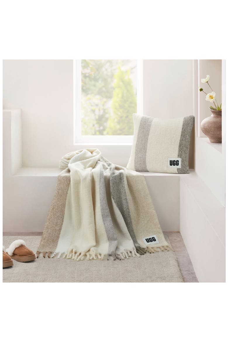 Calyx Throw Blanket, Alternate, color, CHESTNUT