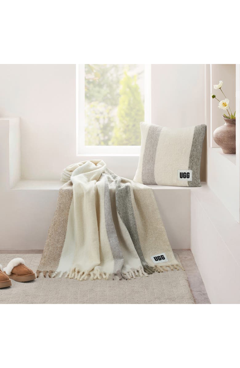 UGG<sup>®</sup> Calyx Throw Blanket, Alternate, color, Chestnut