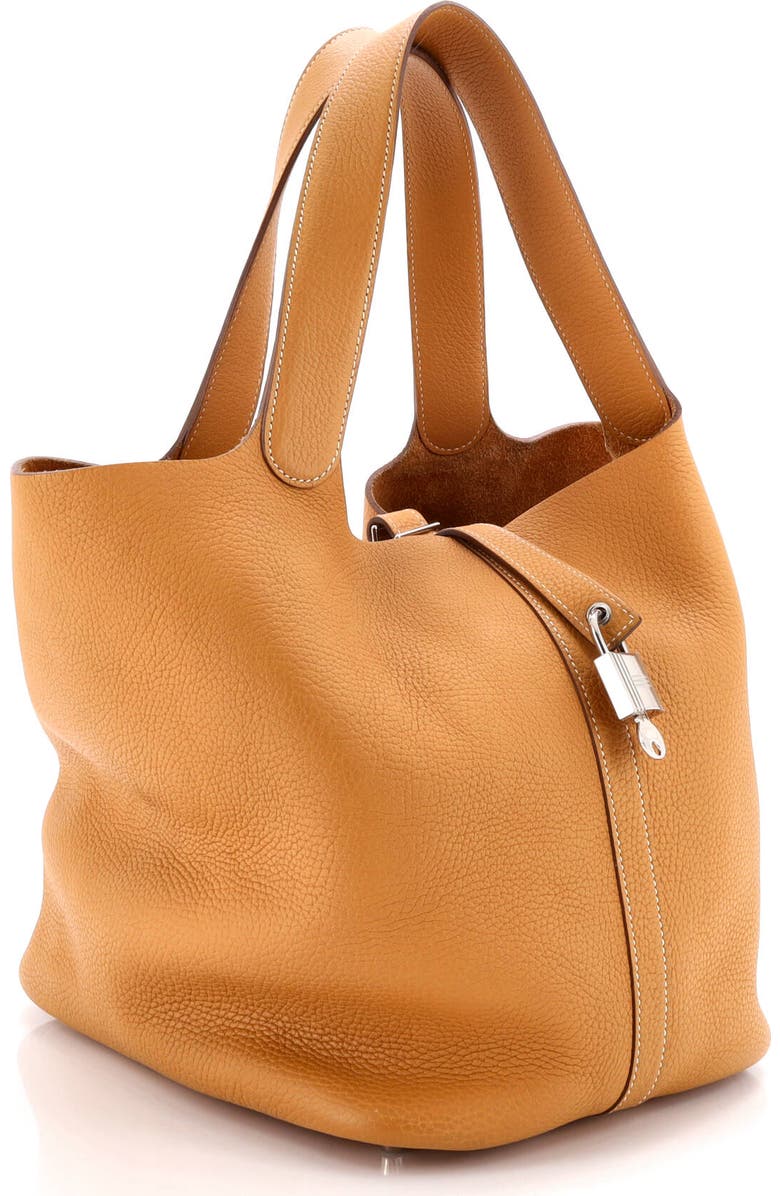 Pre-Owned Hermes Picotin Lock Bag Clemence GM, Alternate, color, Natural Sable