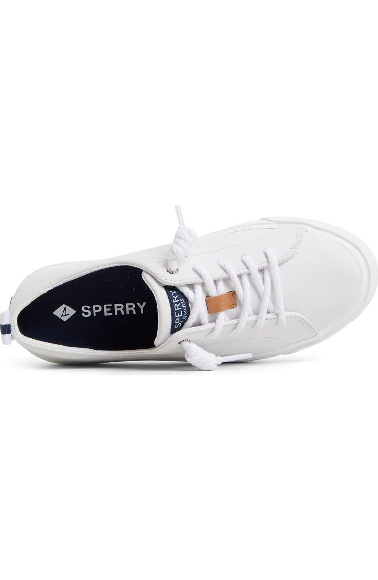 Sperry Cove Lace-to-Toe Sneaker, Alternate, color, White
