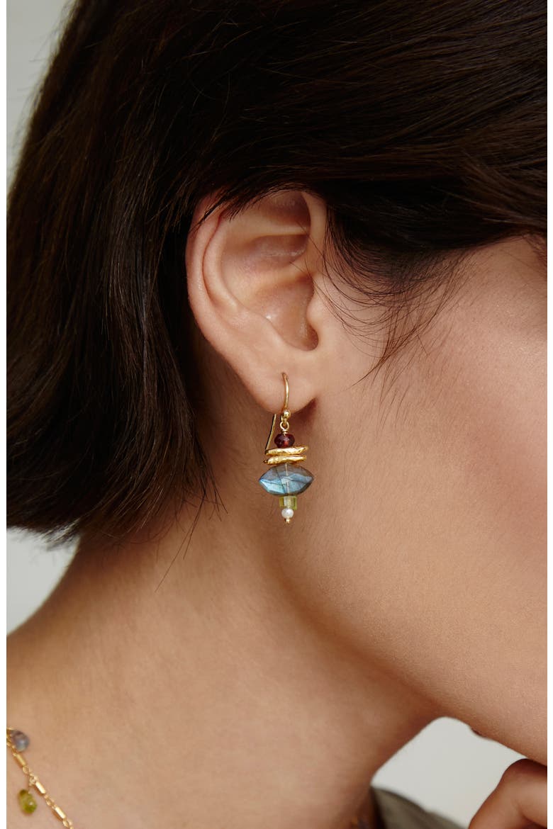 Lisbeth Drop Earrings, Alternate, color, MULTI MIX