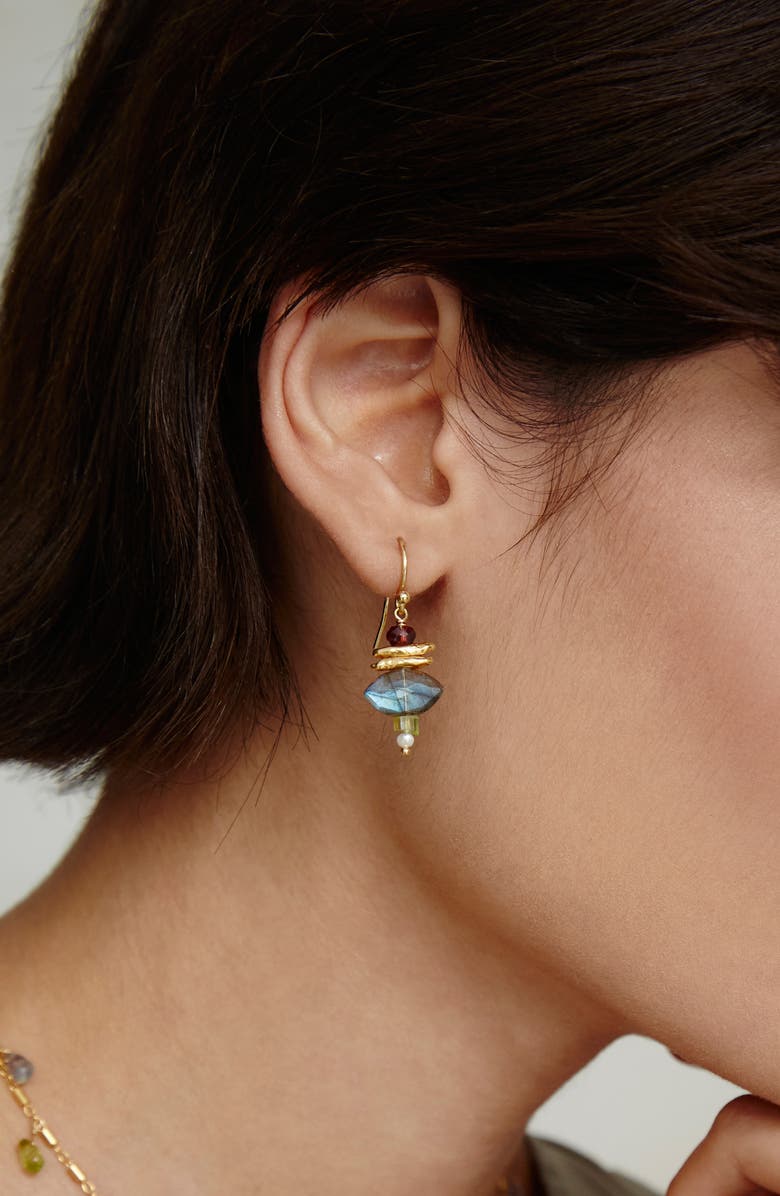 Chan Luu Lisbeth Drop Earrings, Alternate, color, Multi Mix