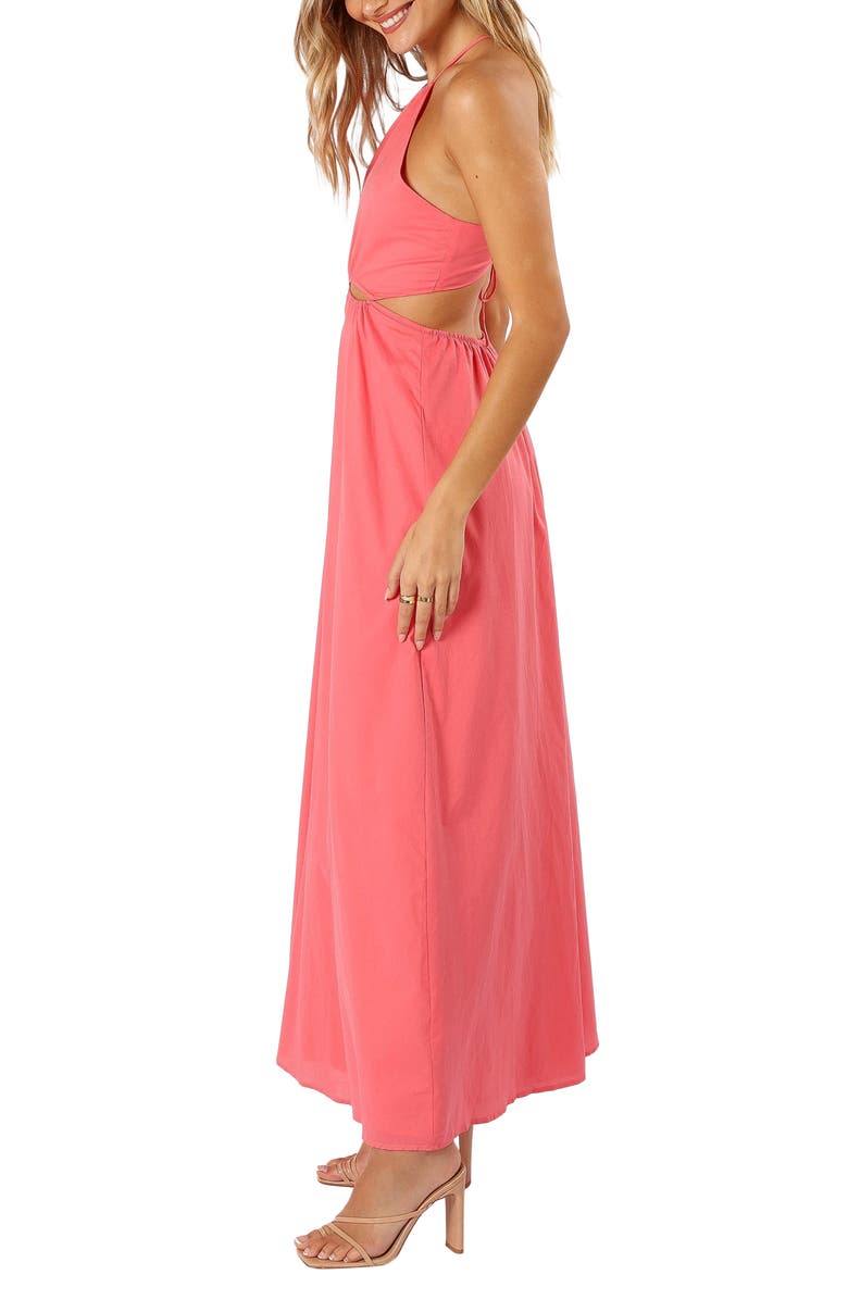 Petal & Pup Carton Cross Back Maxi Dress, Alternate, color, Watermelon