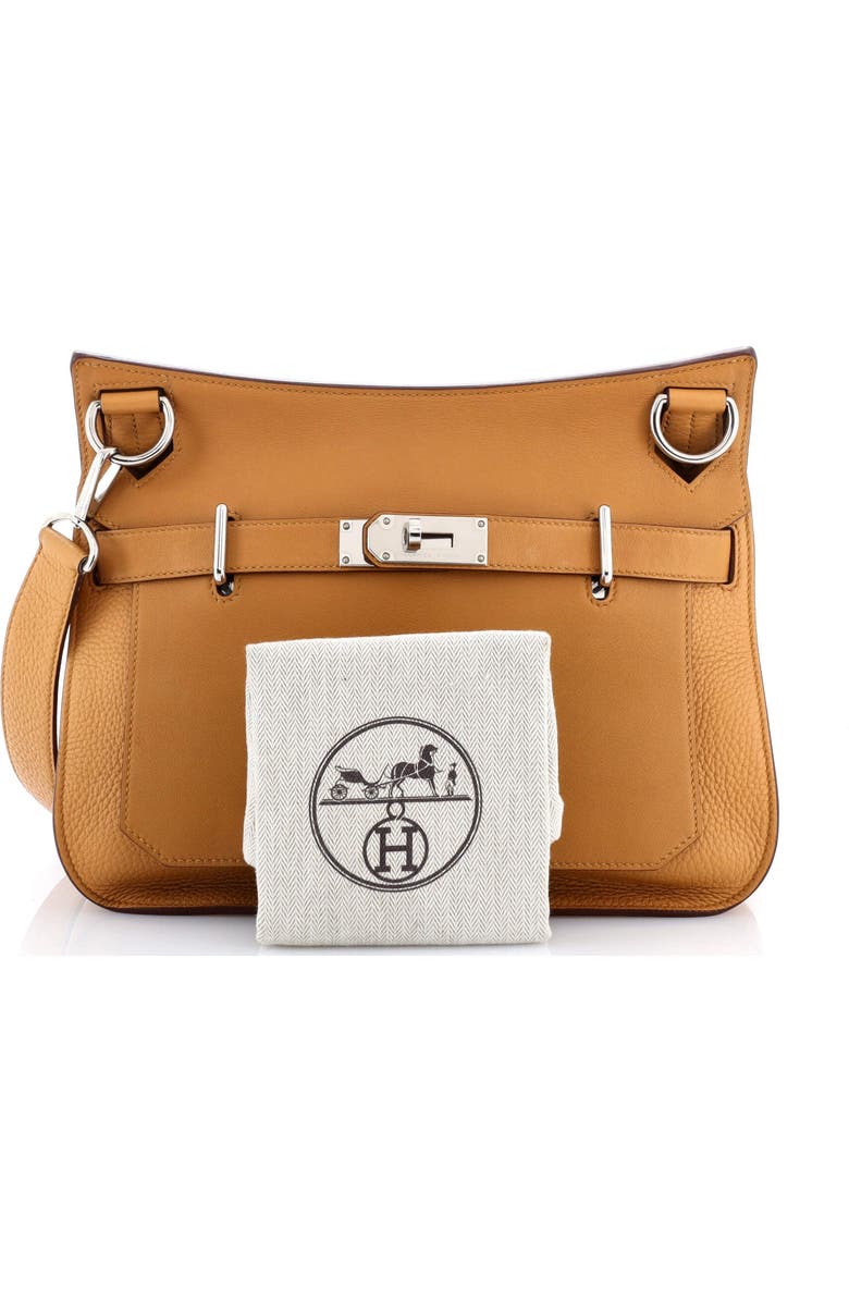 Pre-Owned Hermes Jypsiere Bag Bicolor Clemence and Swift 31, Alternate, color,