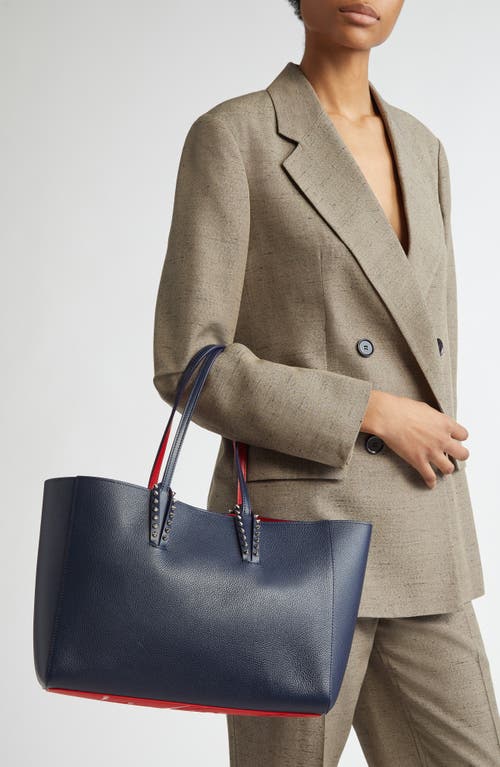 Christian Louboutin Small Cabata Soft Leather Tote In Multi