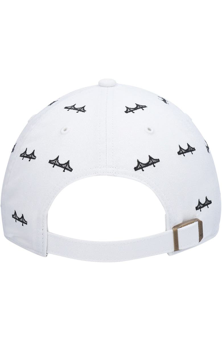 '47 Women's '47 White San Francisco 49ers Team Confetti Clean Up Adjustable Hat, Alternate, color, White