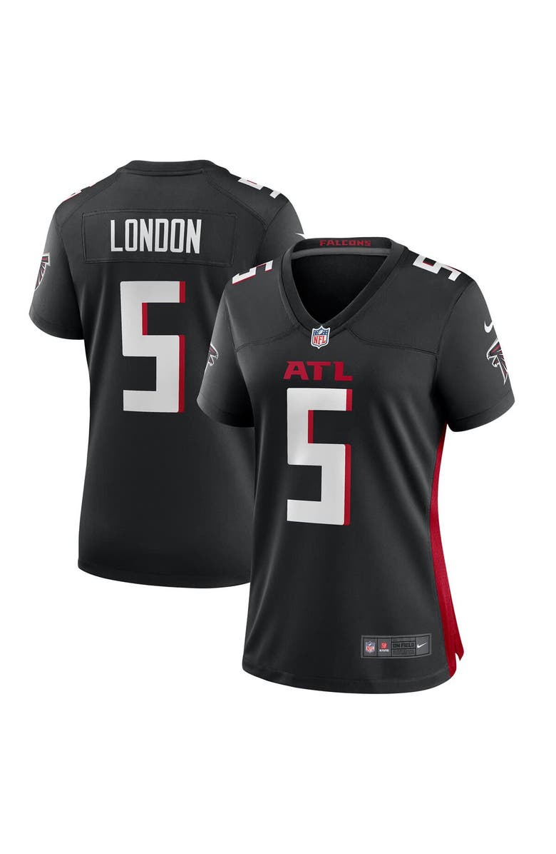 Nike Women's Nike Drake London Black Atlanta Falcons Player Game Jersey, Main, color, Black
