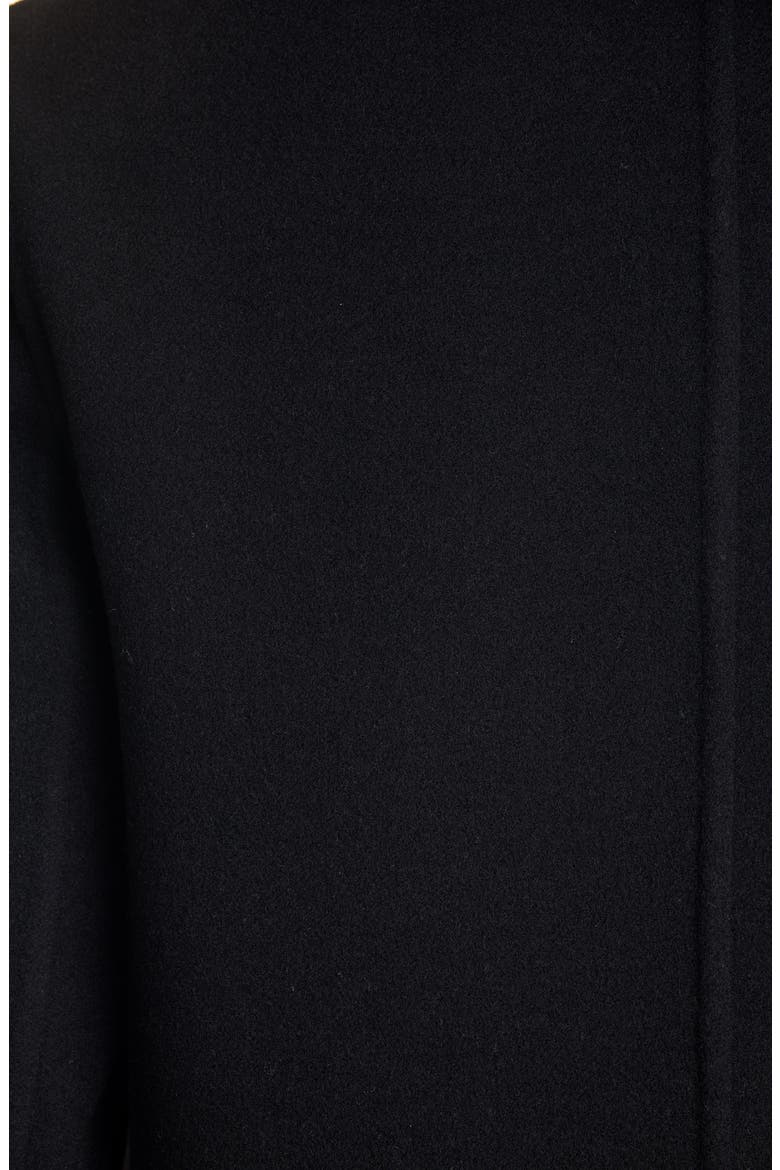 Double Face Cashmere Coat, Alternate, color, BLACK