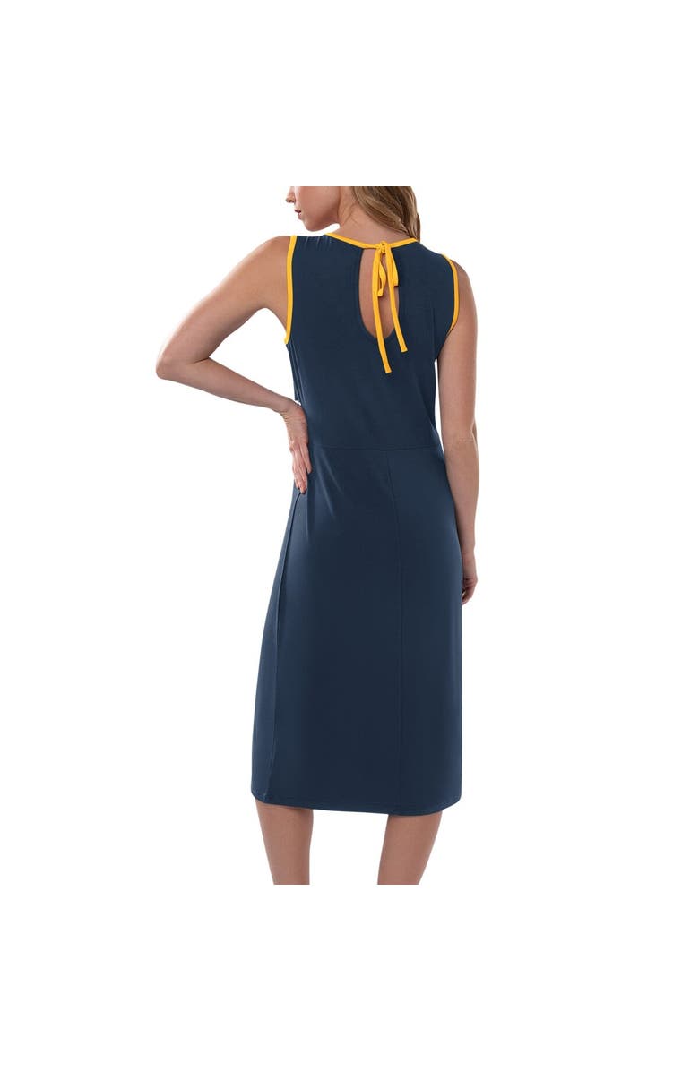 G-III 4HER BY CARL BANKS Women's G-III 4Her by Carl Banks Navy Milwaukee Brewers Main Field Maxi Dress, Alternate, color, 