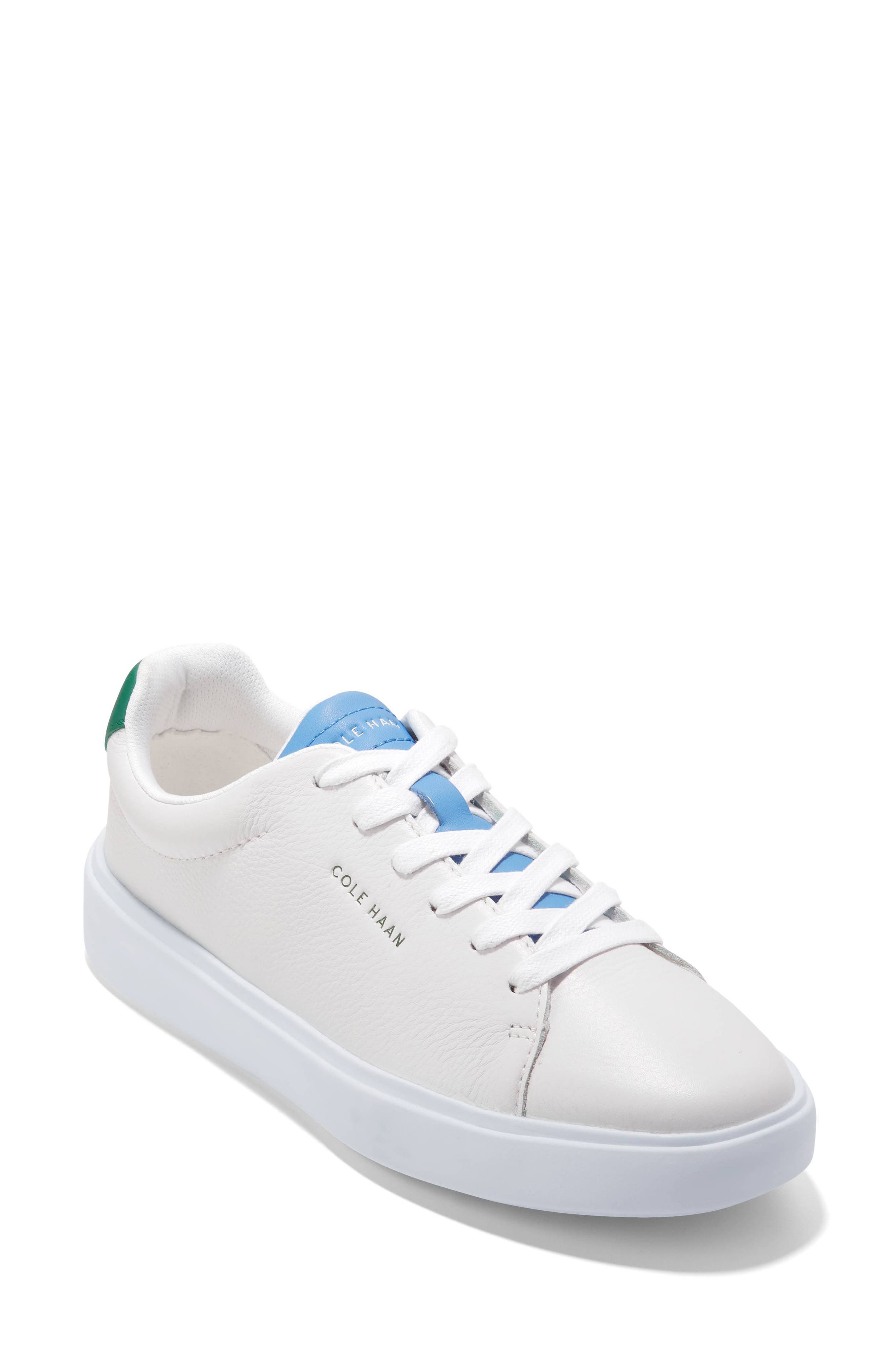 GrandPro Crosscourt Traveler Sneaker, Main, color, WHITE/ GREEN/ BLUE