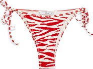 MANGO Zebra Bikini Bottoms