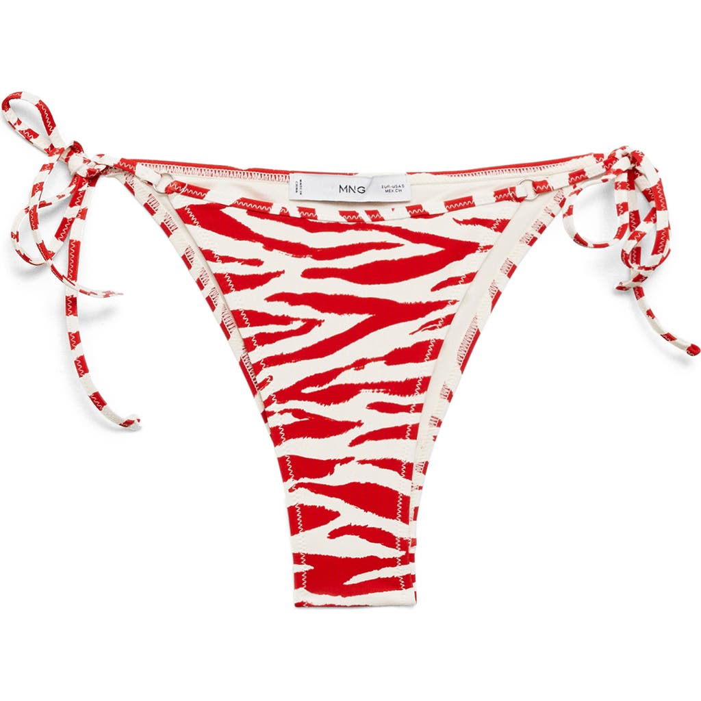 Mango Zebra Bikini Bottoms In Multi