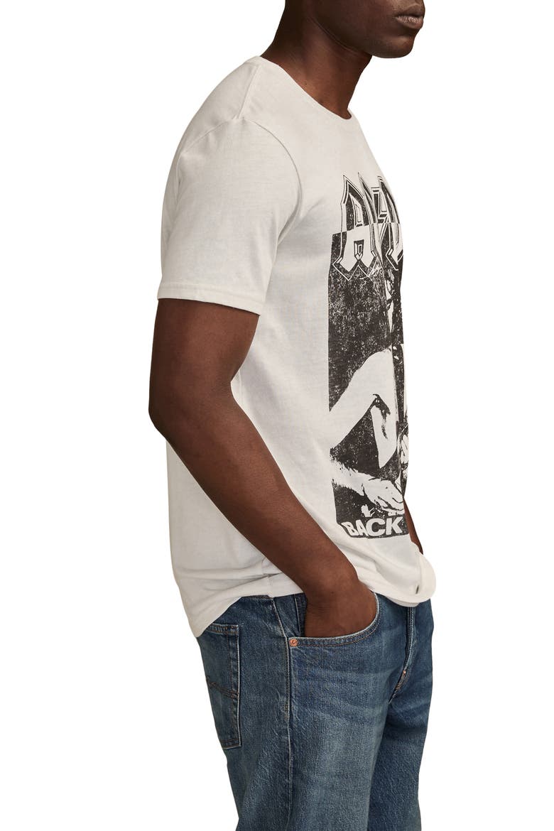 AC/DC Back in Black Graphic T-Shirt, Alternate, color, SILVER BIRCH