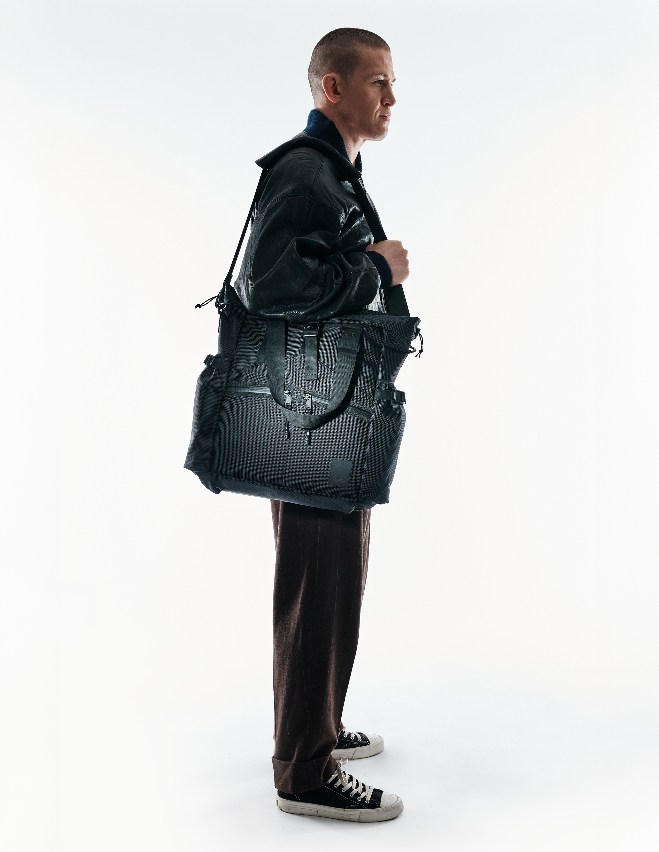 The Brown Buffalo Conceal Tote Bag, Alternate, color, Balistic-Black