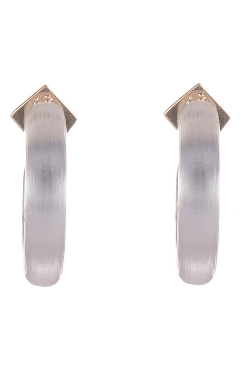 Alexis Bittar Small Skinny Hoop Earrings, Main, color, 