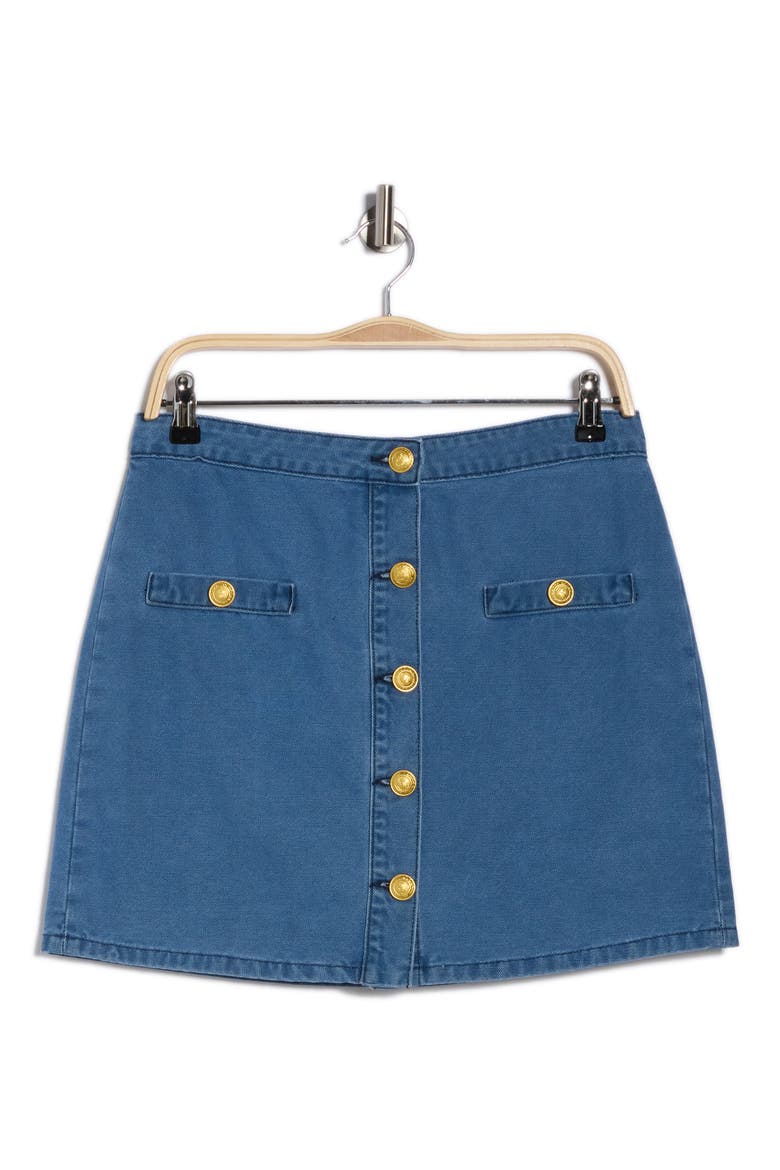 Kris Denim Miniskirt, Main, color, LA JOLLA
