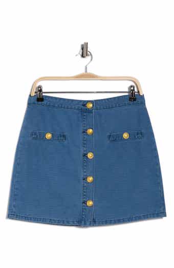 L'AGENCE Kris Denim Miniskirt