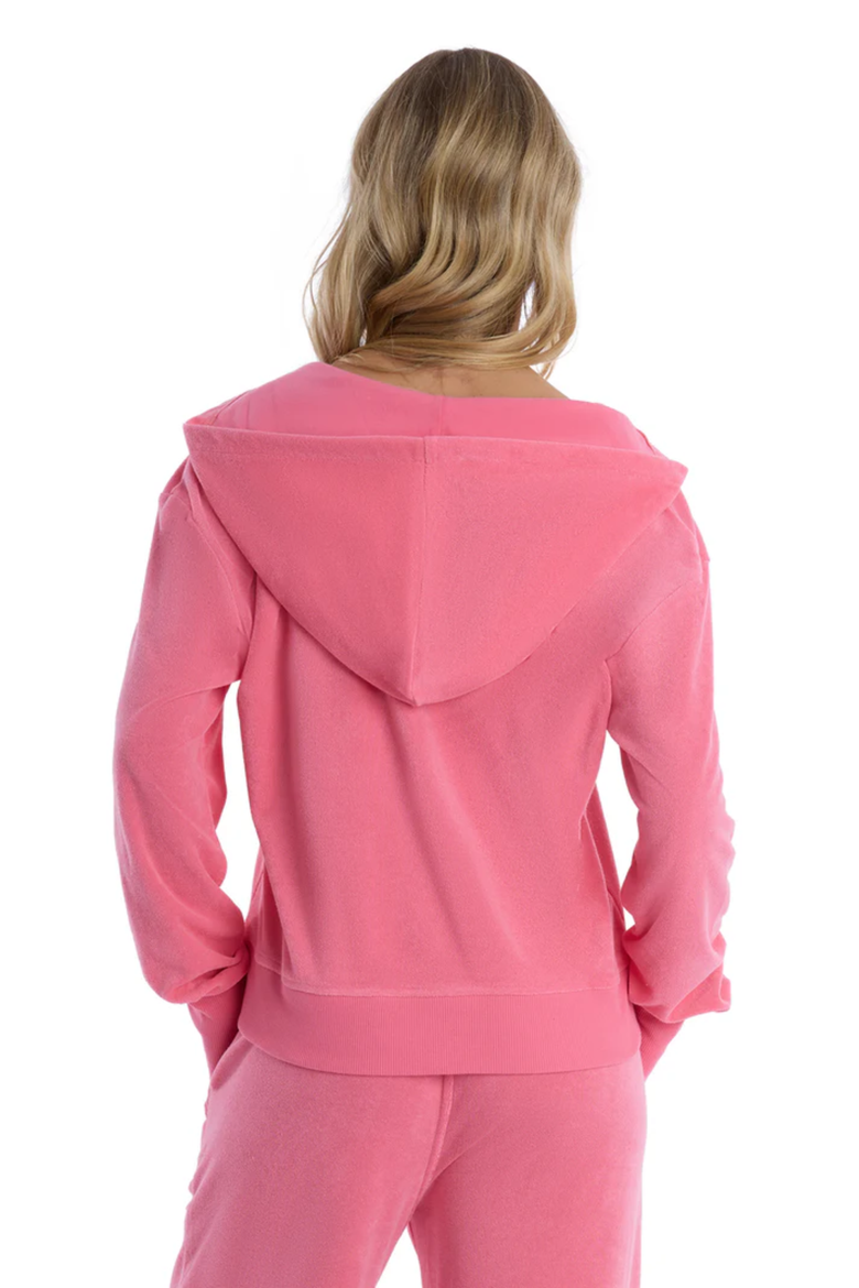 Hoodie with Kangaroo Pocket, Alternate, color, Pink Lemonade