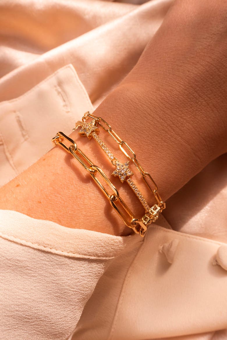 Nova Star Bracelet, Alternate, color, Gold