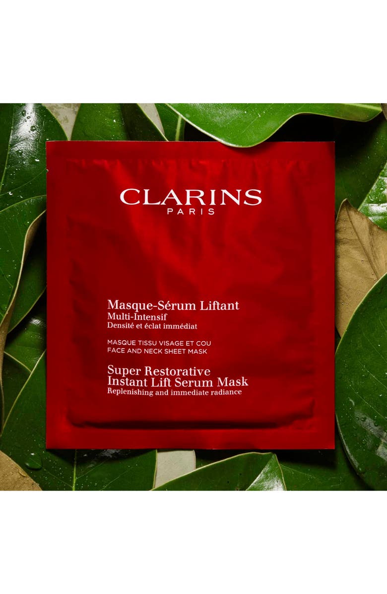 Clarins 5-Pack Super Restorative Instant Lift Serum Mask, Alternate, color, 