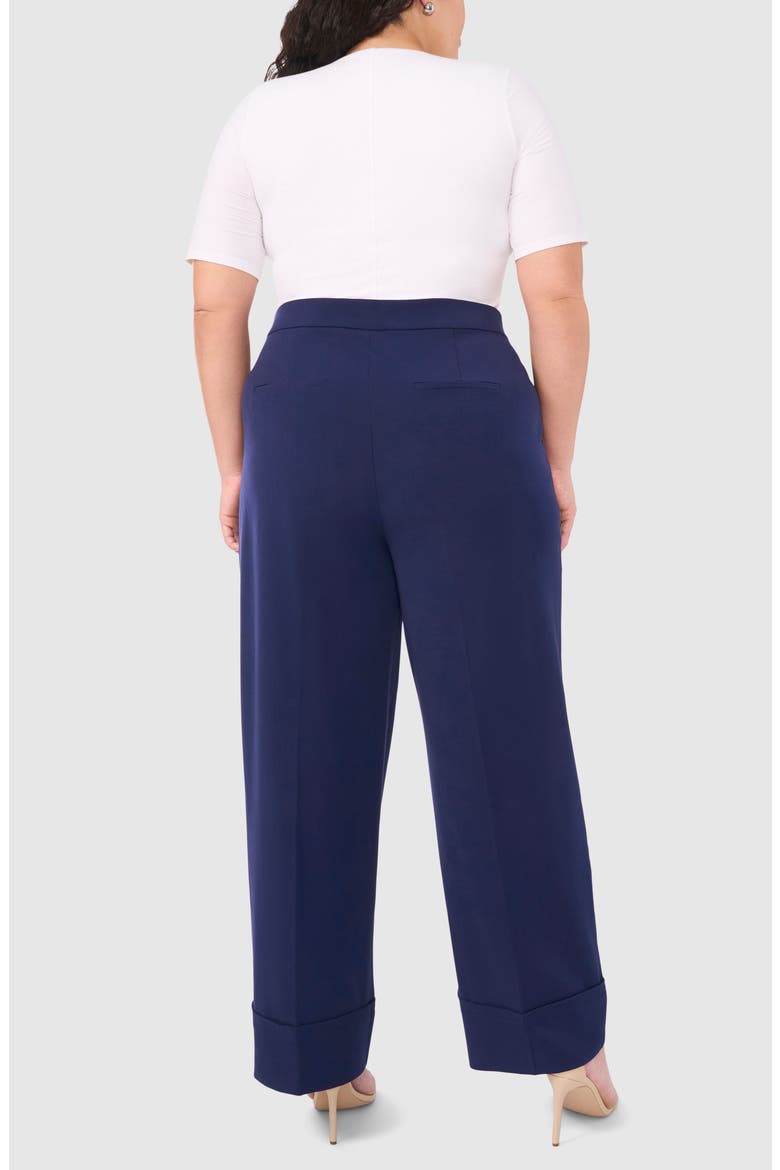 Cuffed Wide Leg Pants, Alternate, color, CLASSIC NAVY