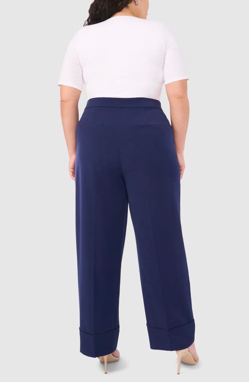 Halogen ® Cuffed Wide Leg Pants In Classic Navy