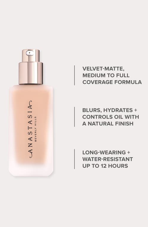 Anastasia Beverly Hills Impeccable Blurring Second-skin Matte Foundation In 4w Medium Warm