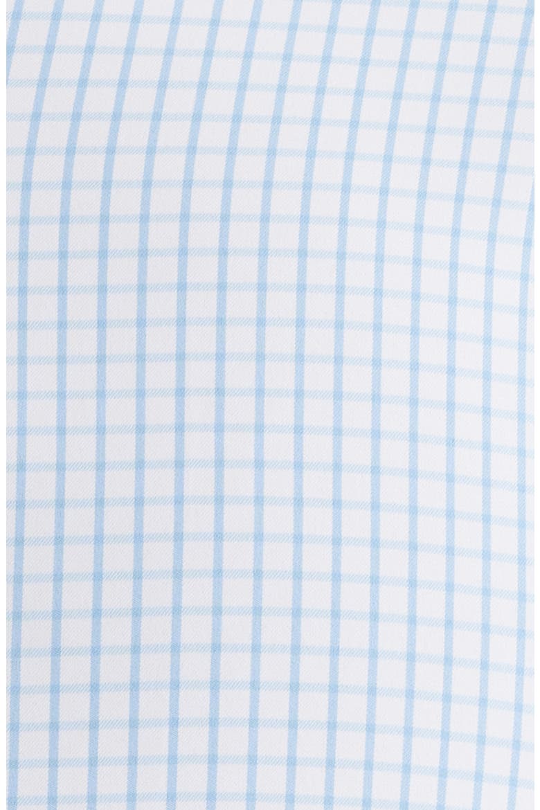 Hanford Check Performance Twill Button-Down Shirt, Alternate, color, COTTAGE BLUE