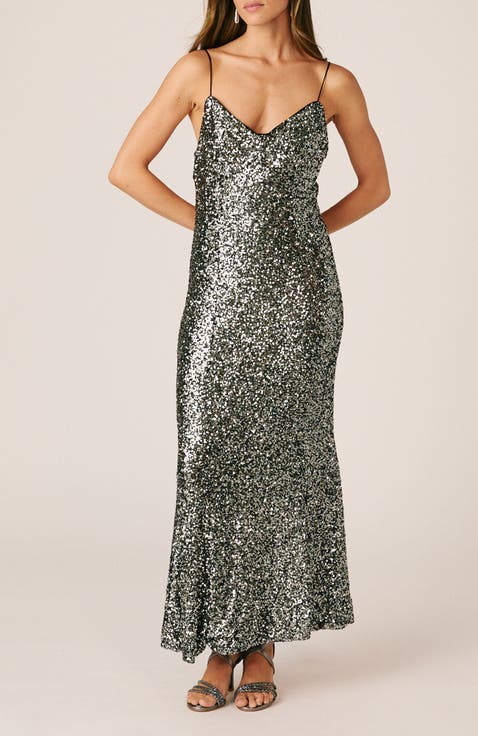 Sequin Midi Dress