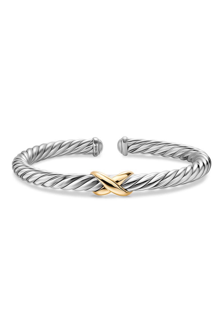 Cablespira® Flex X Bracelet, 6mm, Alternate, color, SILVER