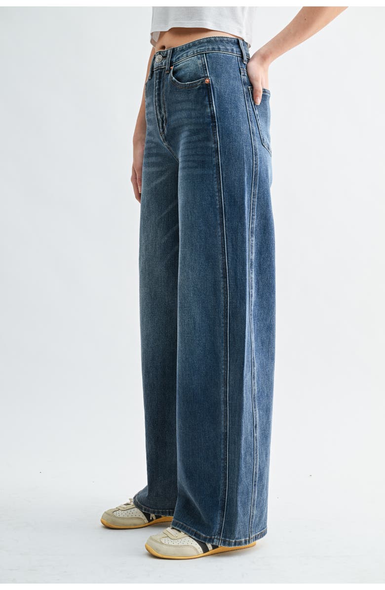 Jemina Denim High Rise Balloon Pant, Alternate, color, Indigo