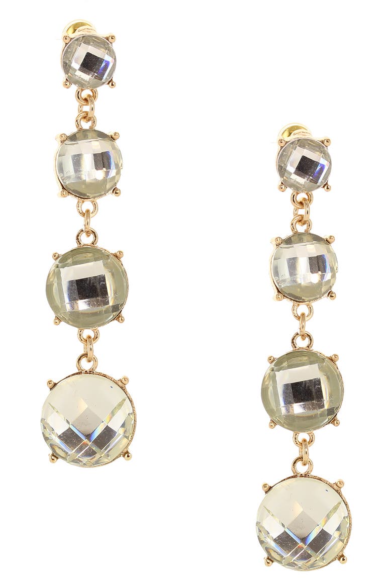 Lyra Drop Earrings, Main, color, YELLOW