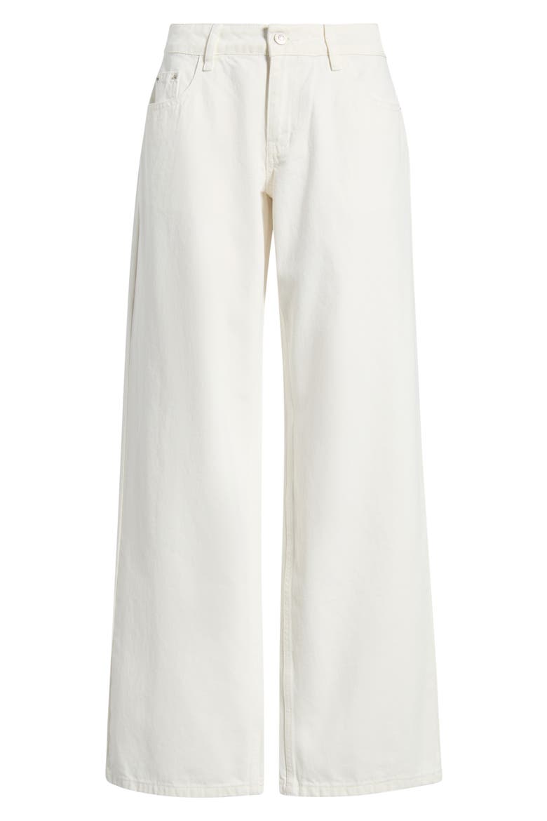 Ellanor Low Rise Slouch Jeans, Main, color, WHITE
