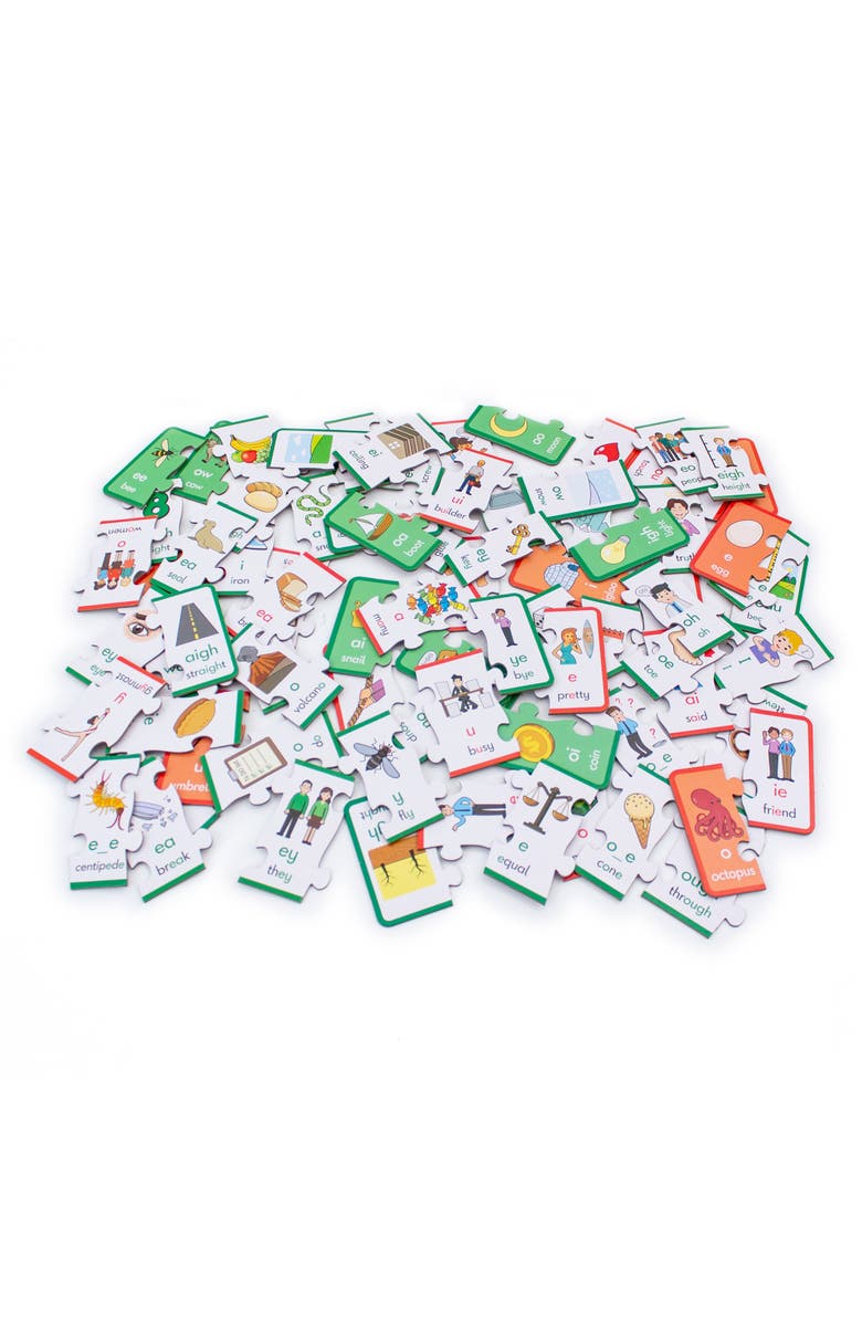 Junior Learning Vowel Puzzles Educational Learning Set, Alternate, color,
