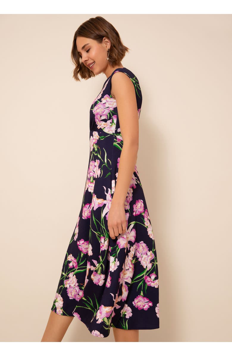 Alie Street London Luna Midi Jersey Dress, Alternate, color, Midnight Blossom