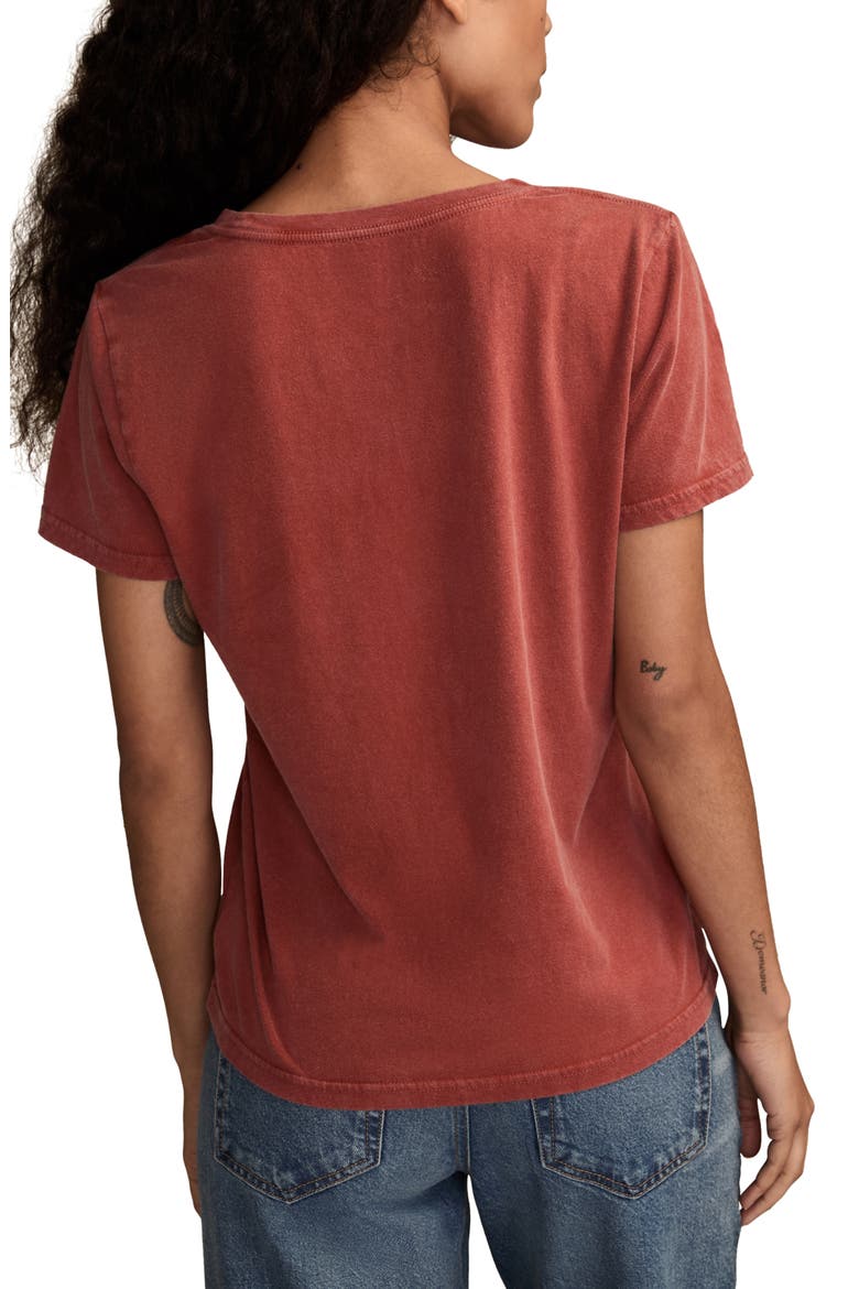 Coca-Cola® Christmas Bottle Cotton Graphic T-Shirt, Alternate, color, RED OCHRE