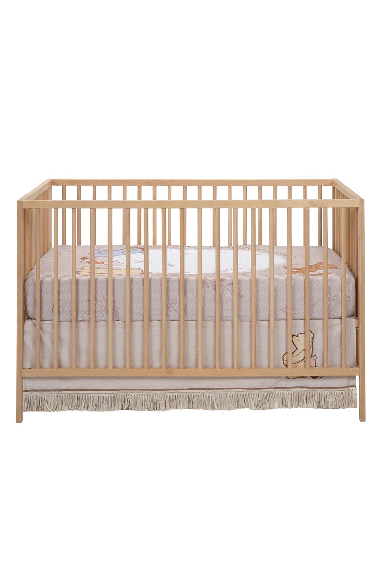 Lambs & Ivy Disney Baby Pooh Bear & Pals Photo Op Cotton Baby Fitted Crib Sheet, Alternate, color, Cream