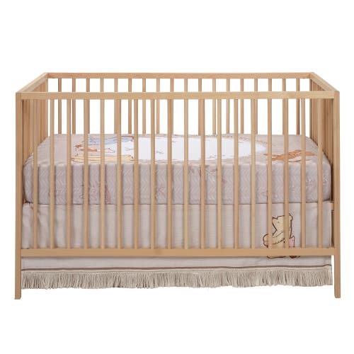 Lambs & Ivy Disney Baby Pooh Bear & Pals Photo Op Cotton Baby Fitted Crib Sheet In Neutral
