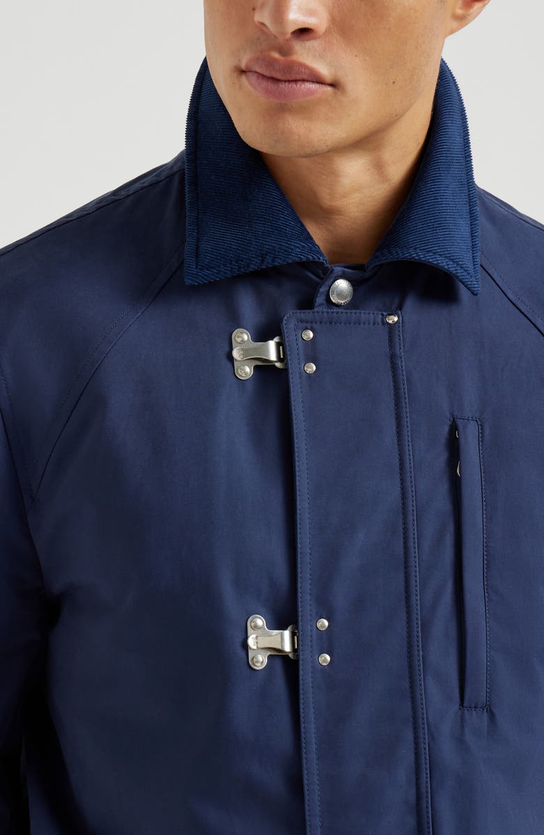 Brunello Cucinelli Water-resistant outerwear, Alternate, color, Blue