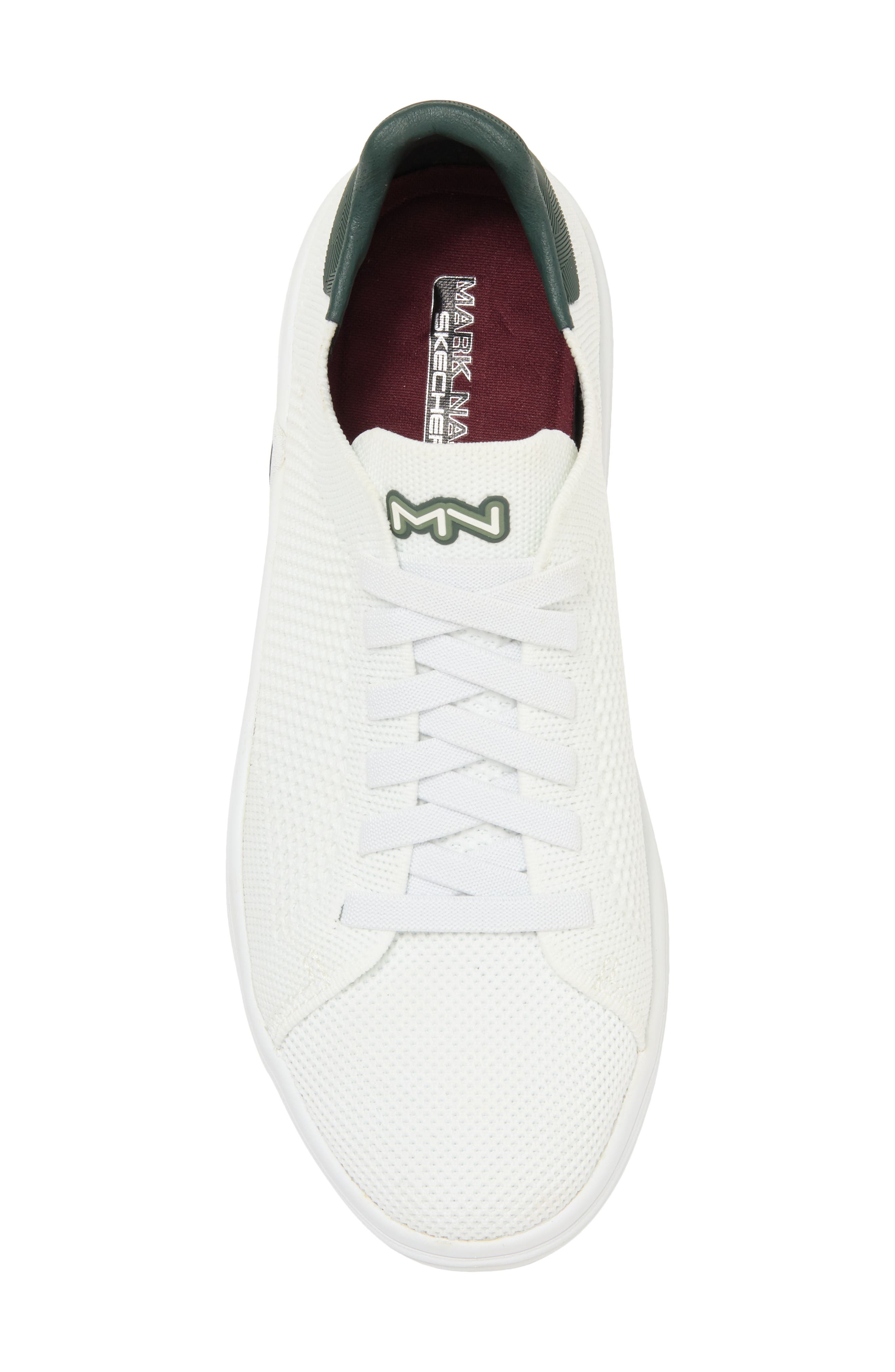 Alpha Cup Brayden Slip-On Sneaker, Alternate, color, WHITE/ GREEN
