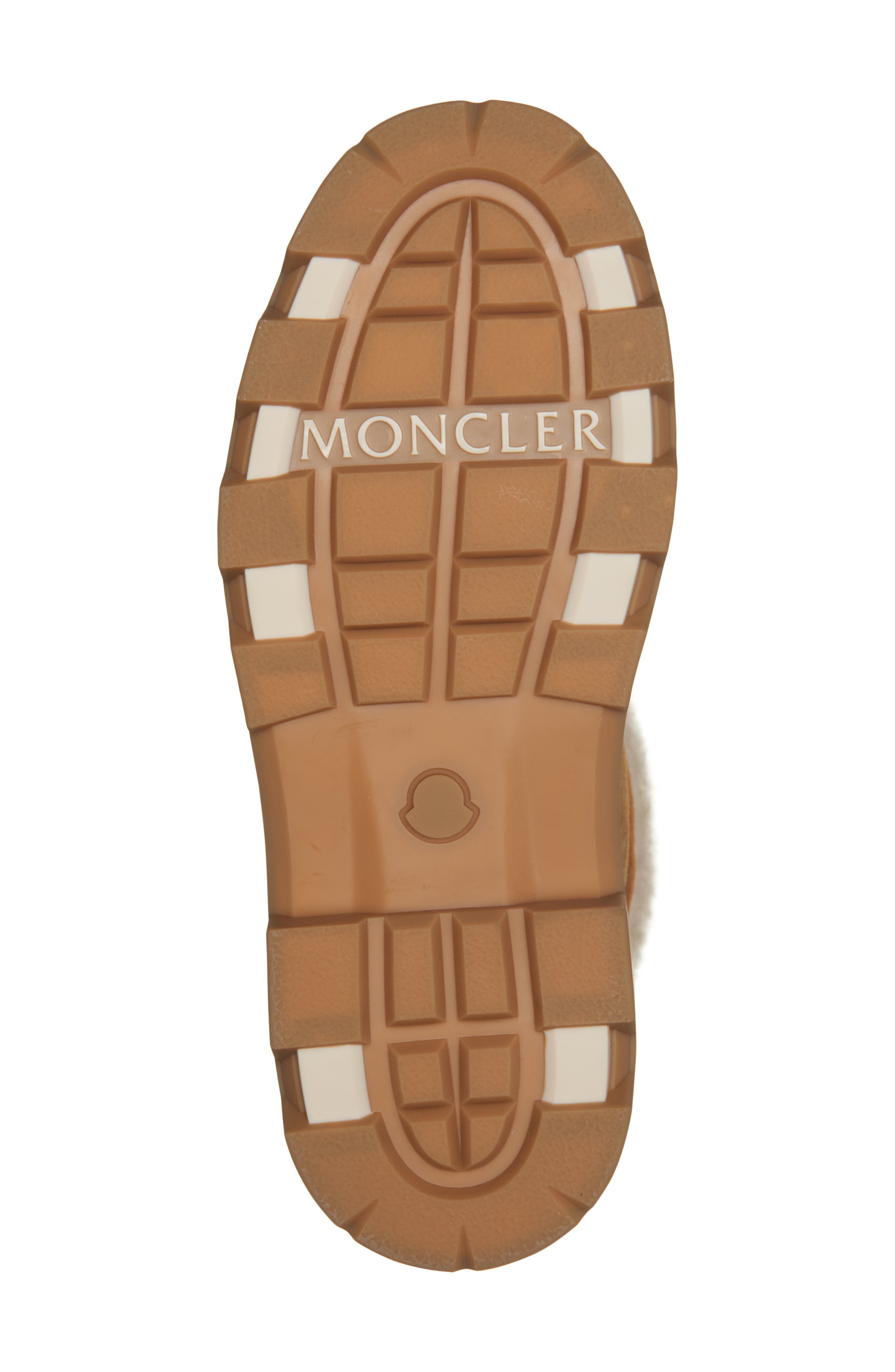 Moncler Aurea Genuine Shearling Bootie, Alternate, color, Antique Bronze