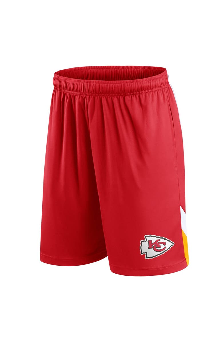FANATICS Men's Fanatics Branded Red Kansas City Chiefs Interlock Shorts, Alternate, color,