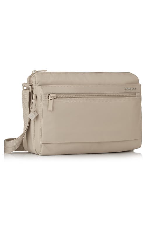 Hedgren Medium Eye Rfid Water Repellent Shoulder Bag In Cashmere Beige