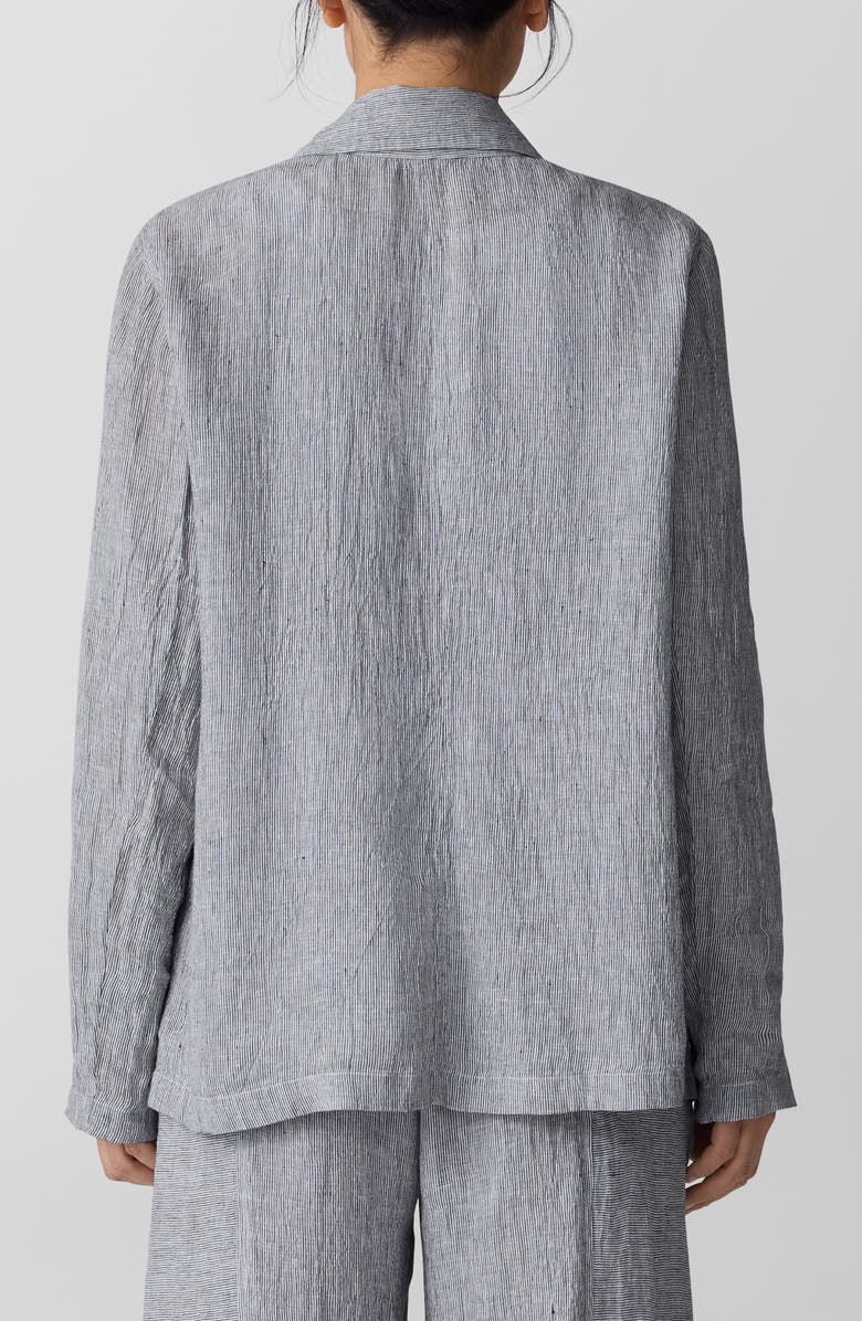Eileen Fisher Organic Linen Blazer, Alternate, color, 