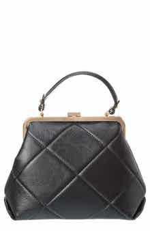 Persaman New York Diamond Quilt Satchel Bag