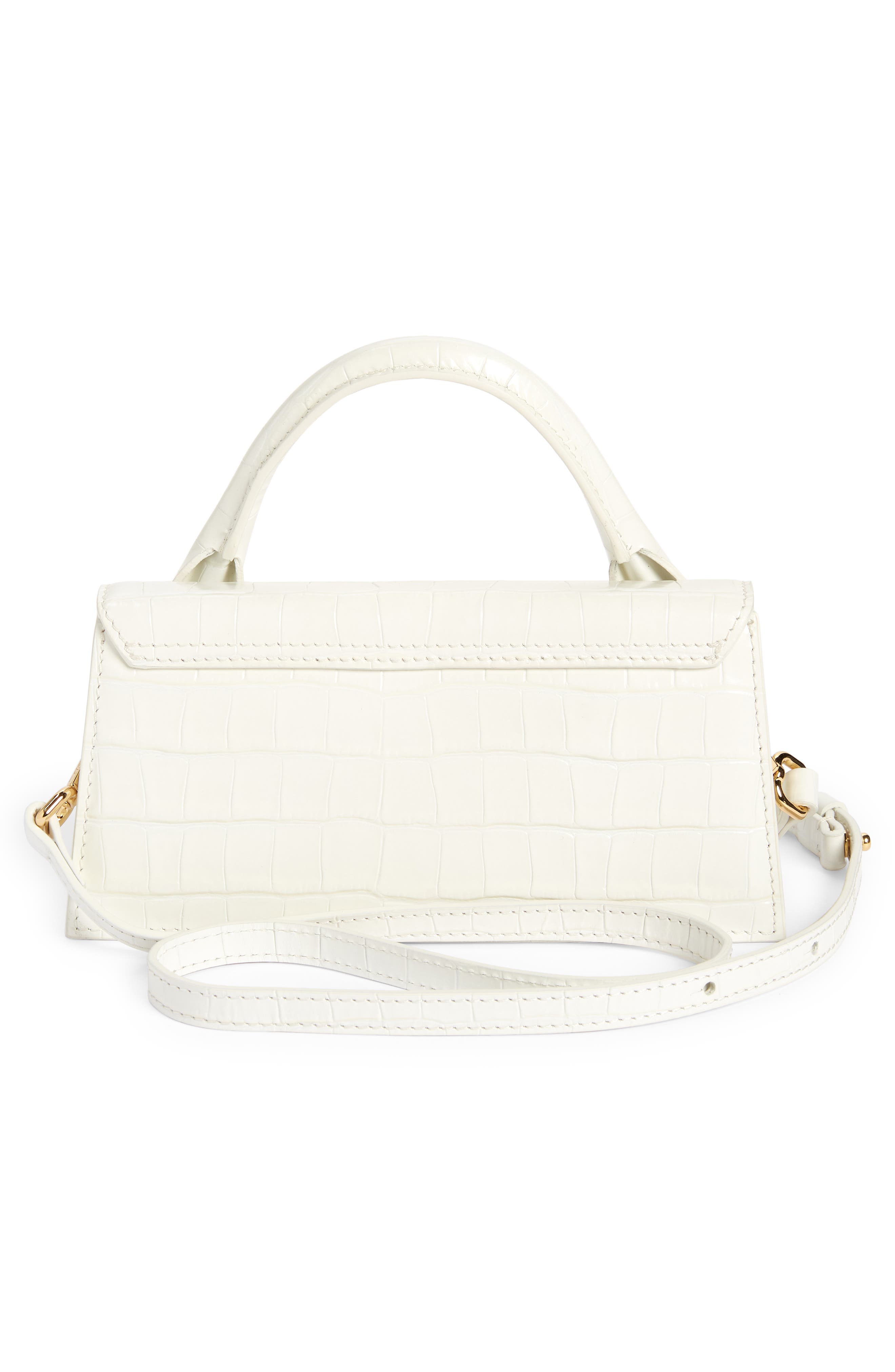 Jacquemus Le Chiquito Long Leather Top Handle Bag, Alternate, color, 