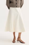 Róhe Sculptural Cotton Skirt