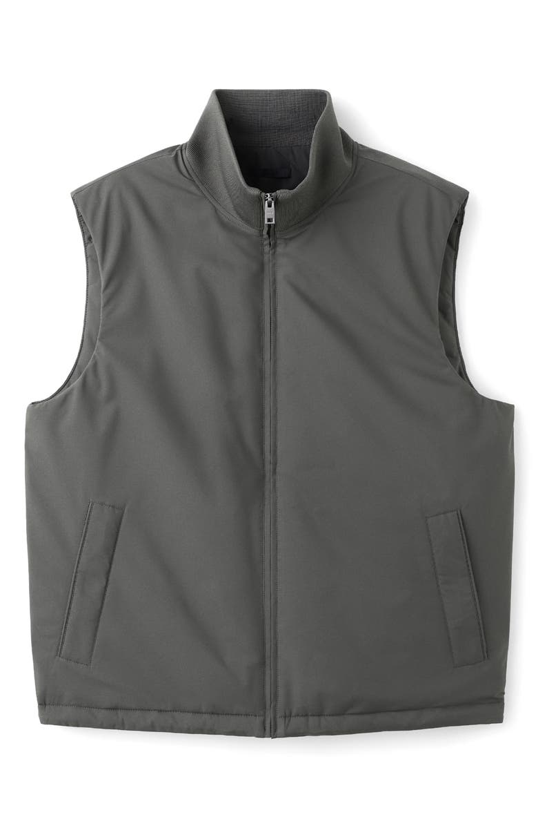 MANGO Quilted Ribbed Collar Vest, Alternate, color, 